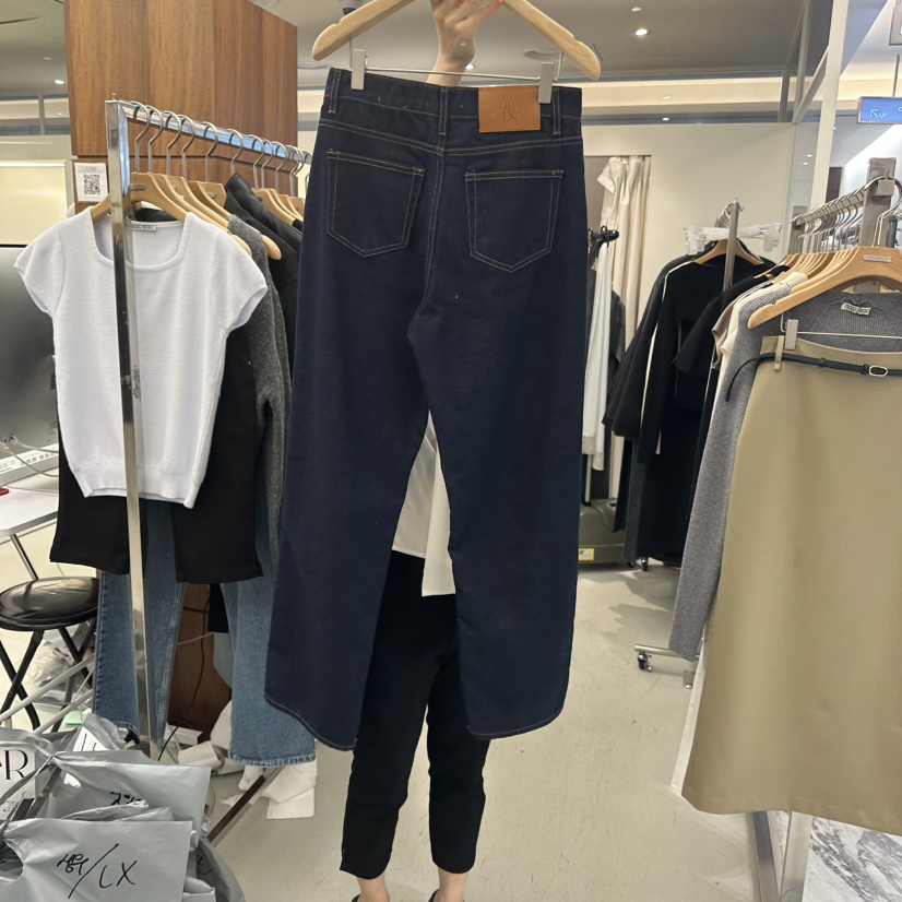 MER東大門實拍女裝新品真品休閑人氣熱賣推薦時尚牛仔褲MER/ANGELO BIANCO牛仔褲