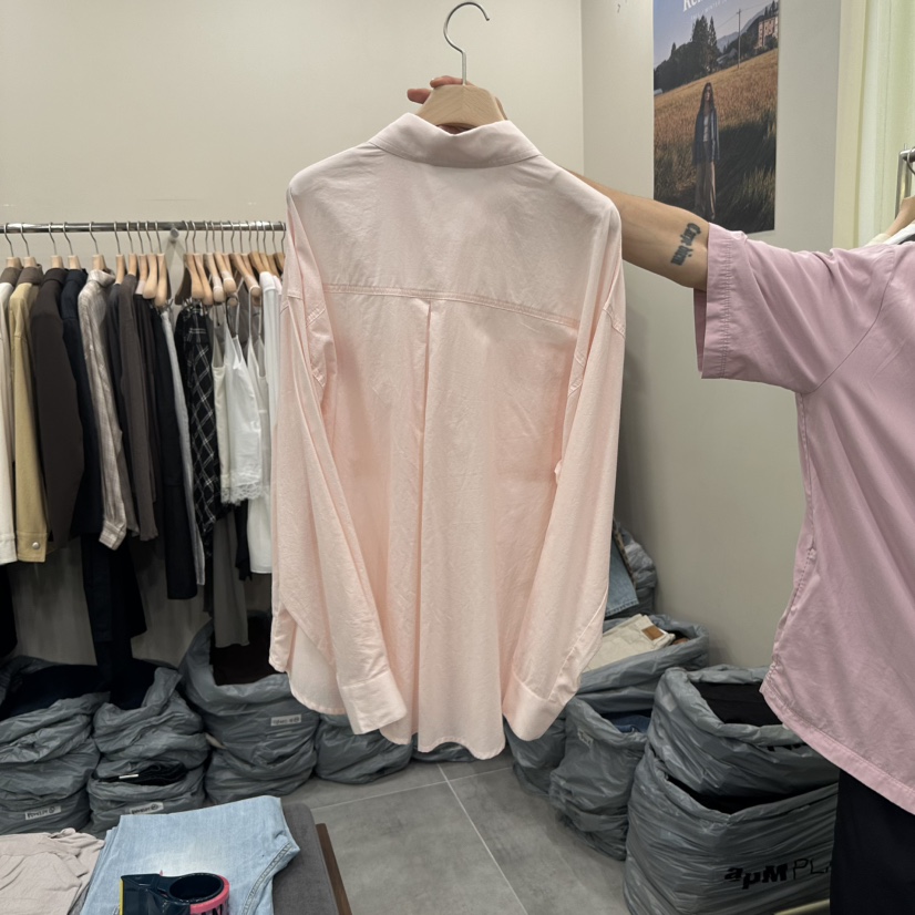 URBANSTORY/REMAKING東大門實拍女士新品真品襯衫蕾絲衫口袋Remaking/URBANSTORY襯衫/蕾絲衫