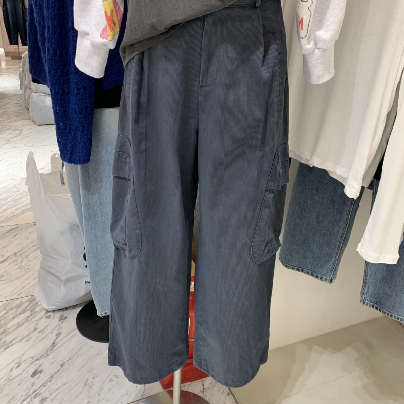 LELEN韓國代購女裝新品熱賣真品休閑推薦休閑褲工裝褲水洗LELEN休閑褲圖色1