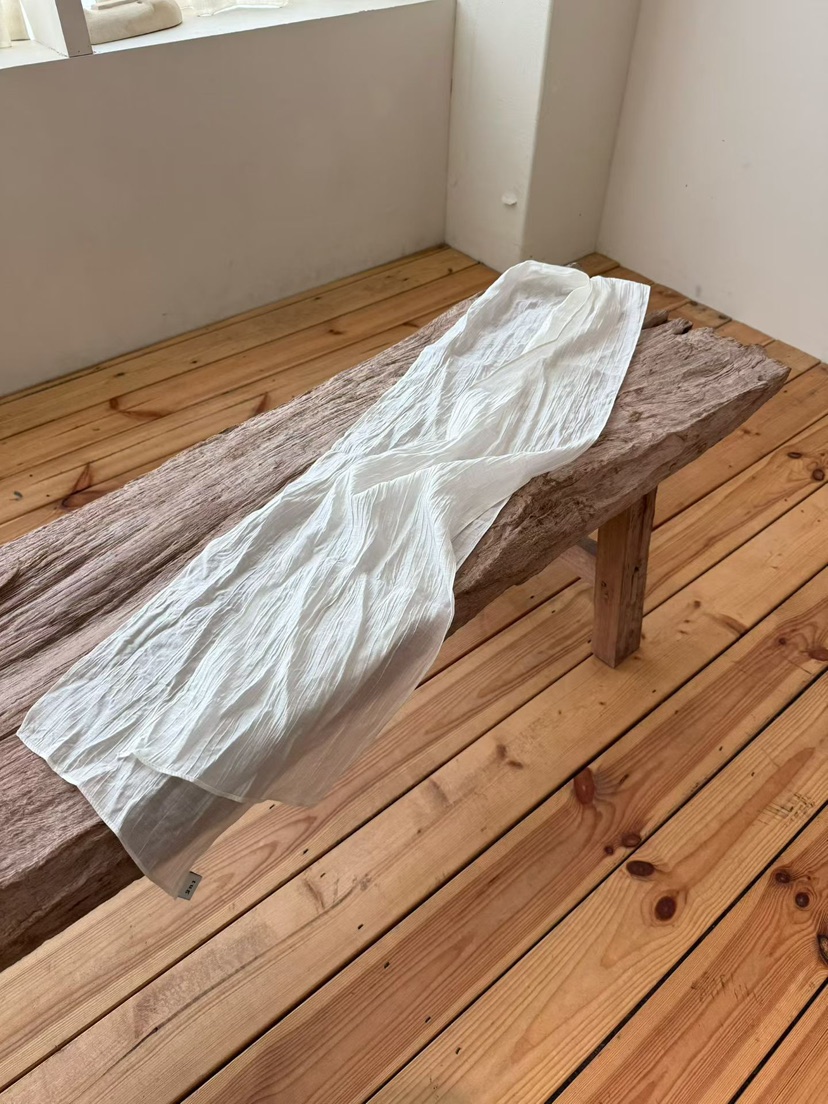 TUG韓國代購女士新品時尚休閑真品熱賣人氣推薦圍巾披肩褶皺TUG圍巾/披肩圖色1白