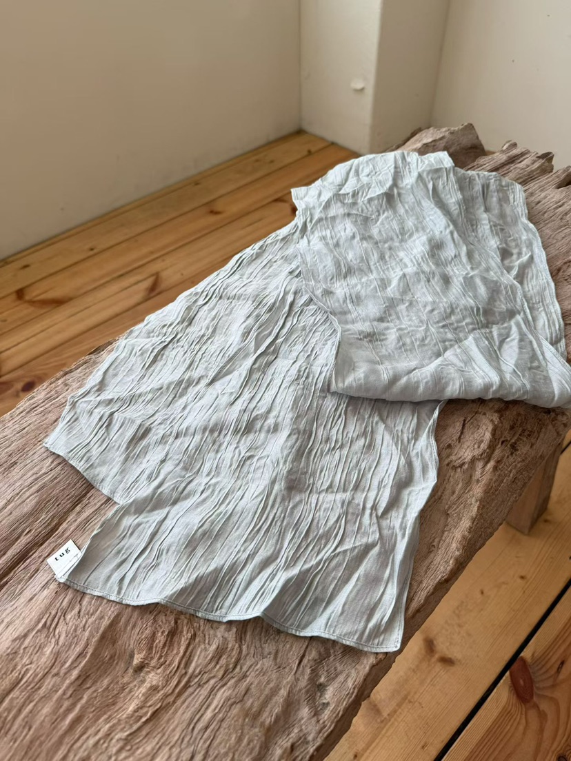 TUG韓國代購女士新品時尚休閑真品熱賣人氣推薦圍巾披肩褶皺TUG圍巾/披肩圖色3薄荷