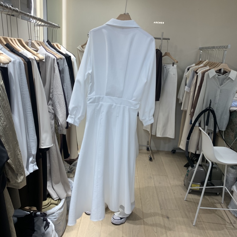 ARCHER東大門直郵女士新品休閑人氣推薦連衣裙含腰帶系帶ARCHER連衣裙