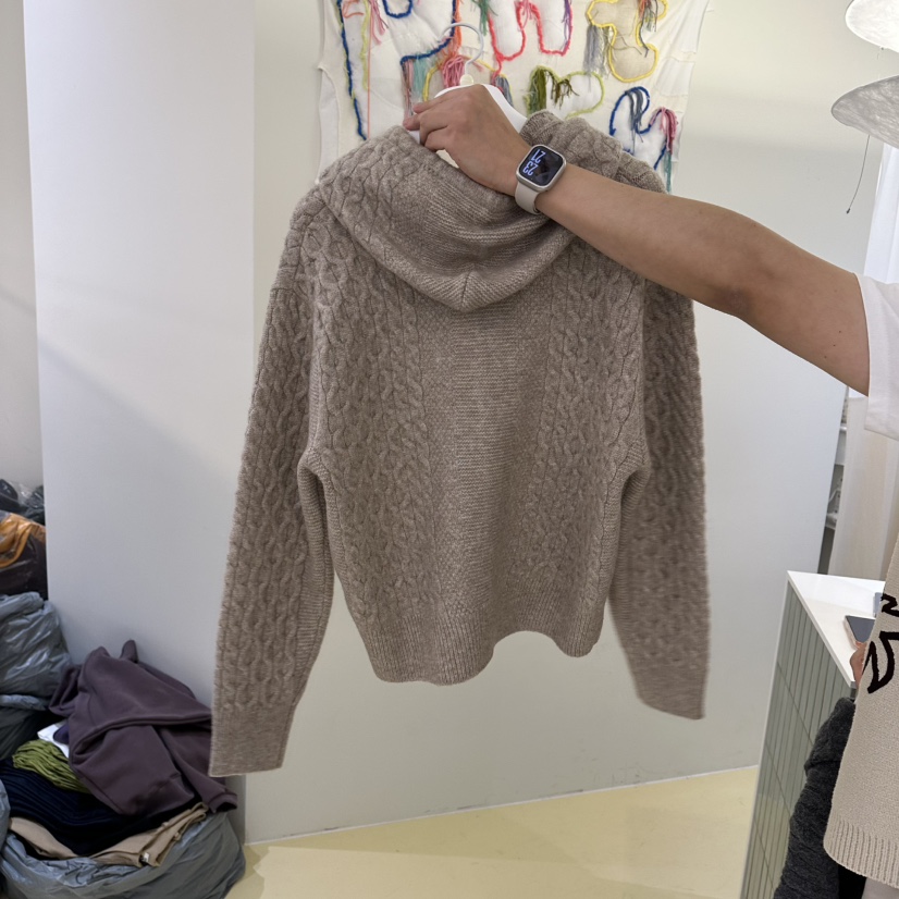 PANTRY HAUS東大門實拍女裝新品人氣真品時尚熱賣毛衣拉鏈PANTRY HAUS毛衣