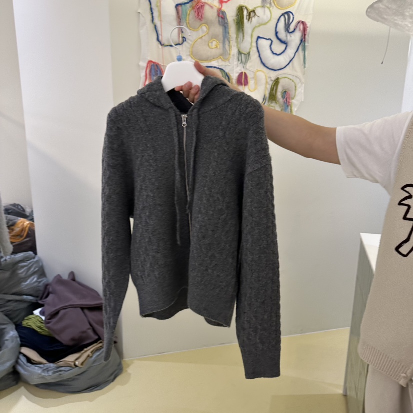 PANTRY HAUS東大門實拍女裝新品人氣真品時尚熱賣毛衣拉鏈PANTRY HAUS毛衣圖色2