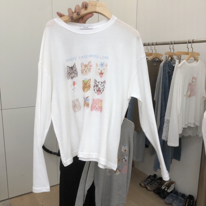 DOHWAJI東大門直郵女裝新品人氣熱賣真品時尚休閑長袖T恤DOHWAJI長袖T恤圖色1