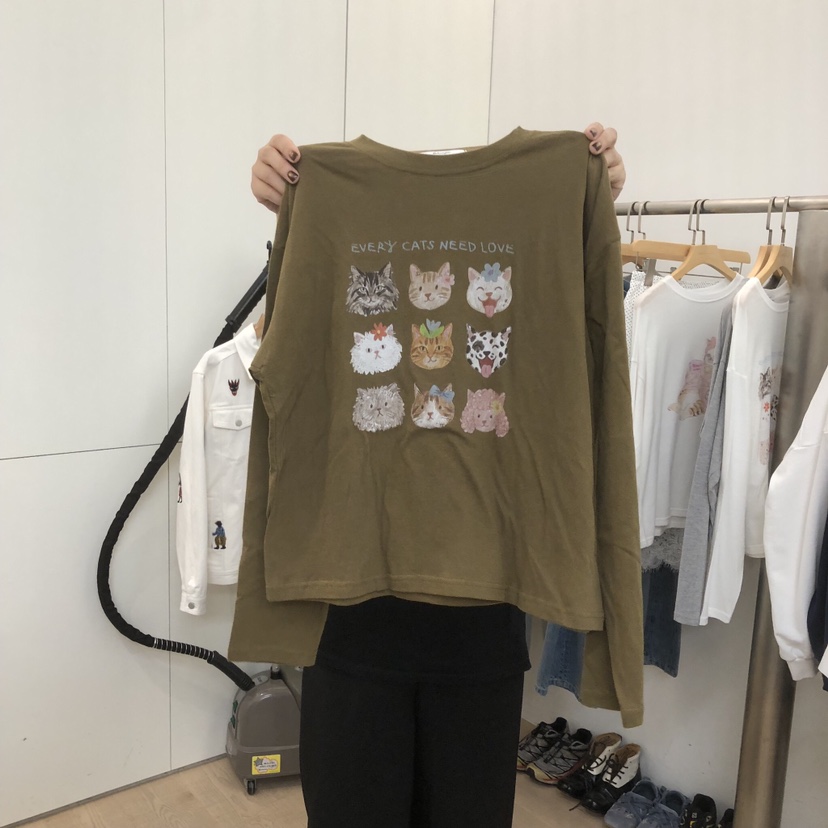 DOHWAJI東大門直郵女裝新品人氣熱賣真品時尚休閑長袖T恤DOHWAJI長袖T恤圖色3