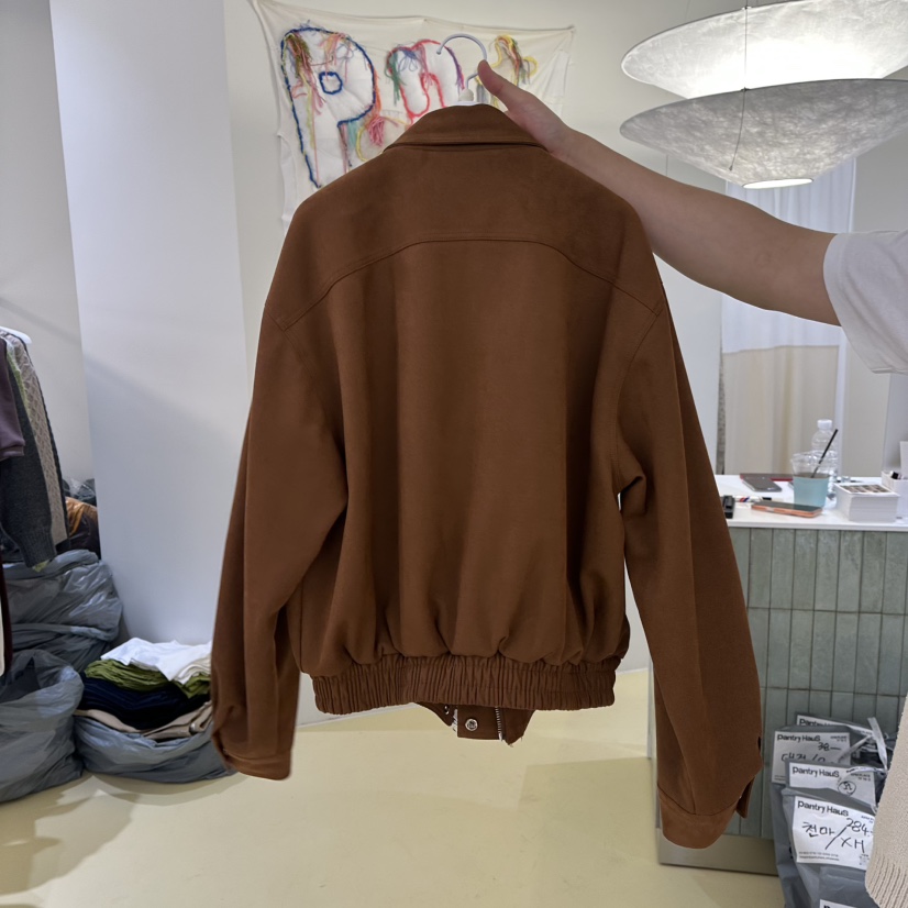 PANTRY HAUS東大門直郵女士新款休閑真品熱賣推薦夾克麂皮PANTRY HAUS夾克