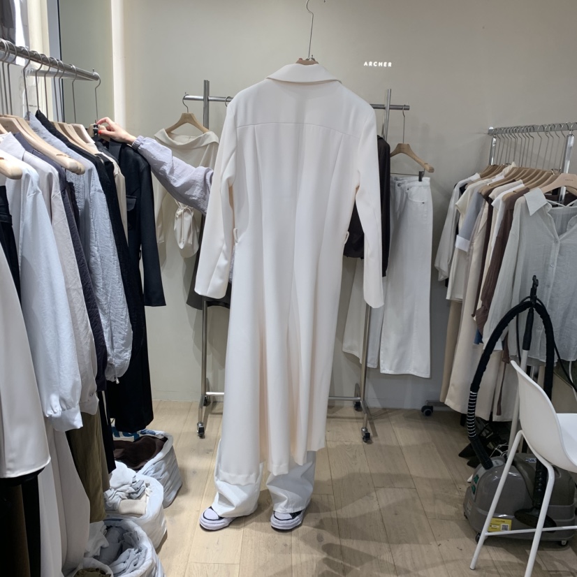 ARCHER韓國代購女士新品真品休閑推薦時尚熱賣連衣裙含腰帶ARCHER連衣裙