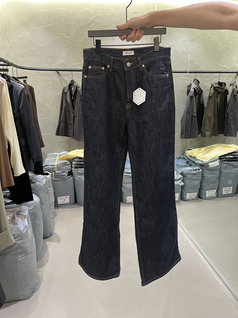 MIDLAND韓國代購女士新品人氣時尚休閑推薦真品熱賣牛仔褲MIDLAND牛仔褲圖色1