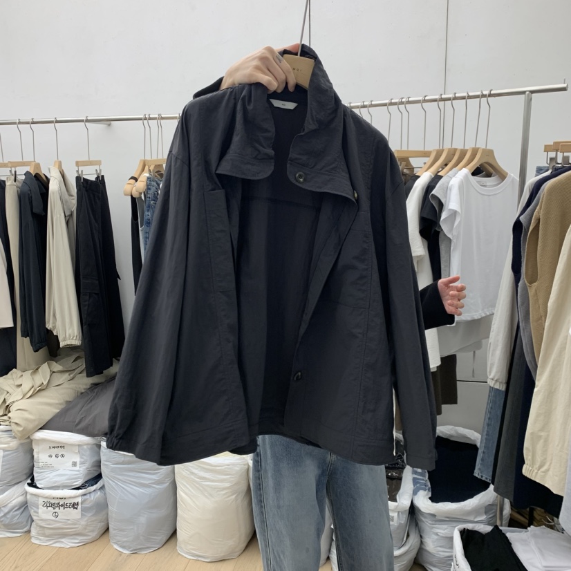 MOI-A東大門直郵女士新款真品人氣熱賣推薦休閑夾克高領MOI-A夾克圖色2