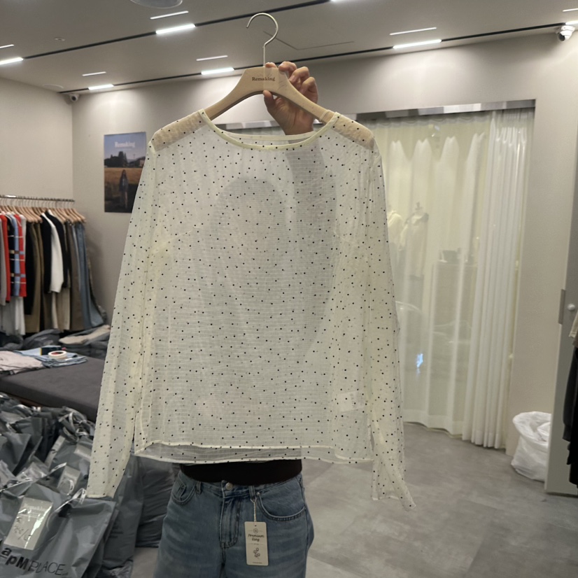URBANSTORY/REMAKING東大門直郵女士新款熱賣襯衫蕾絲衫Remaking/URBANSTORY襯衫/蕾絲衫圖色1