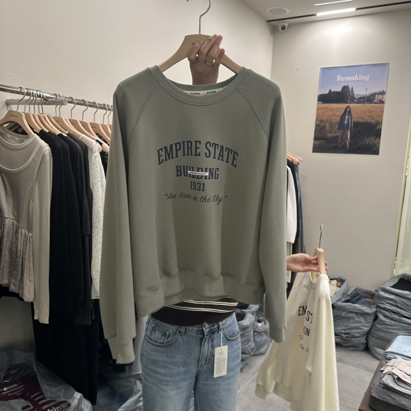 URBANSTORY/REMAKING韓國直郵女士新款推薦真品休閑衛衣Remaking/URBANSTORY衛衣圖色2