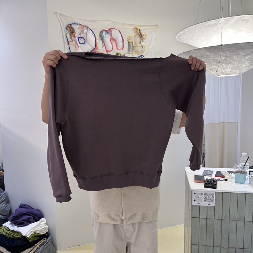 PANTRY HAUS東大門實拍女士新品熱賣時尚真品休閑衛衣露肩PANTRY HAUS衛衣圖色2