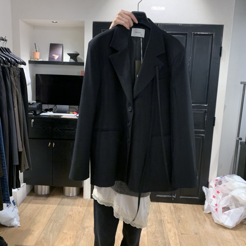 ORLEAN東大門直郵女士新款休閑時尚人氣真品推薦西裝西服ORLEAN西裝/西服圖色3黑