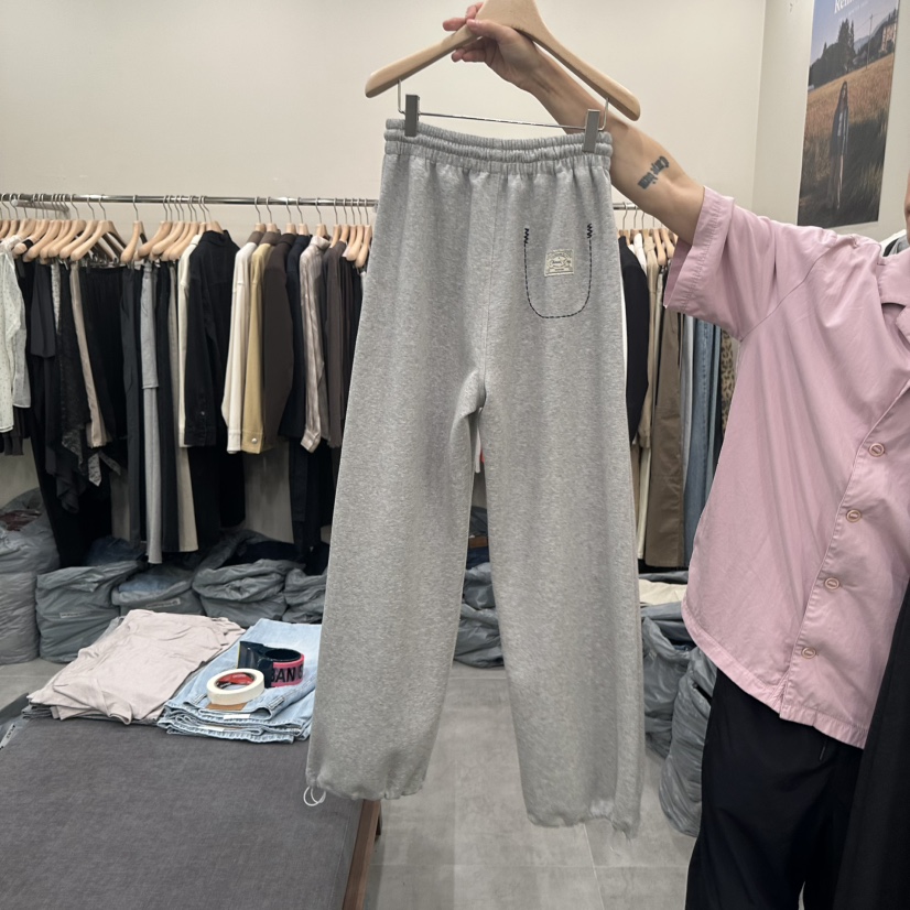 URBANSTORY/REMAKING東大門直郵女士新品時尚休閑褲口袋刺繡Remaking/URBANSTORY休閑褲