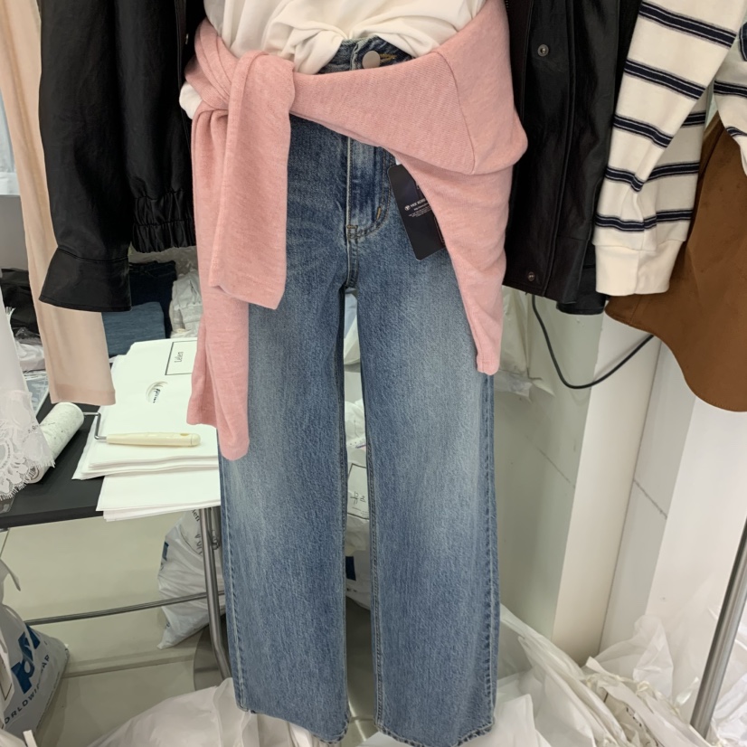 LELEN東大門實拍女士新款真品推薦時尚休閑人氣熱賣牛仔褲LELEN牛仔褲