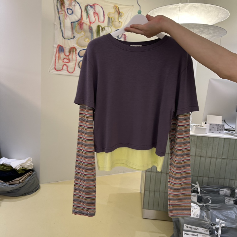 PANTRY HAUS東大門代購女裝新品時尚推薦休閑熱賣長袖T恤PANTRY HAUS長袖T恤圖色2
