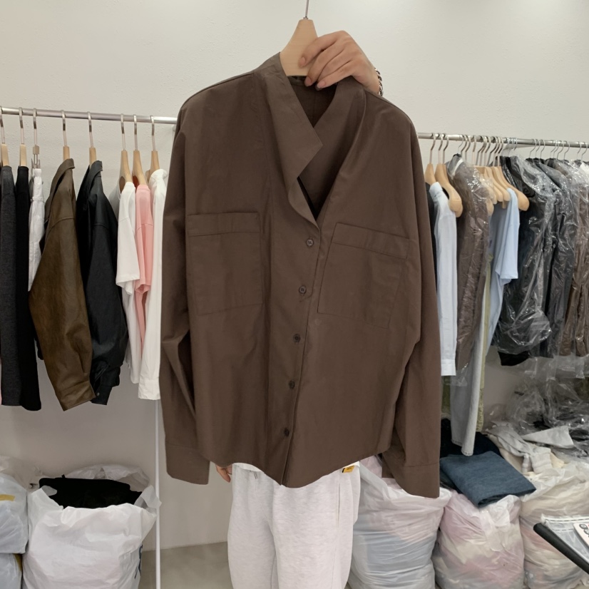LELEN韓國代購女士新品熱賣時尚真品休閑推薦襯衫蕾絲衫披肩LELEN襯衫/蕾絲衫圖色2