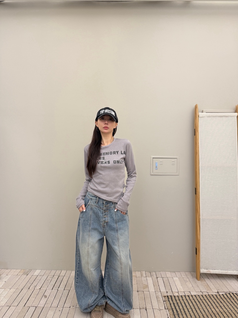LUMIPLE東大門代購女裝新品推薦休閑時尚熱賣真品長袖T恤LUMIPLE長袖T恤