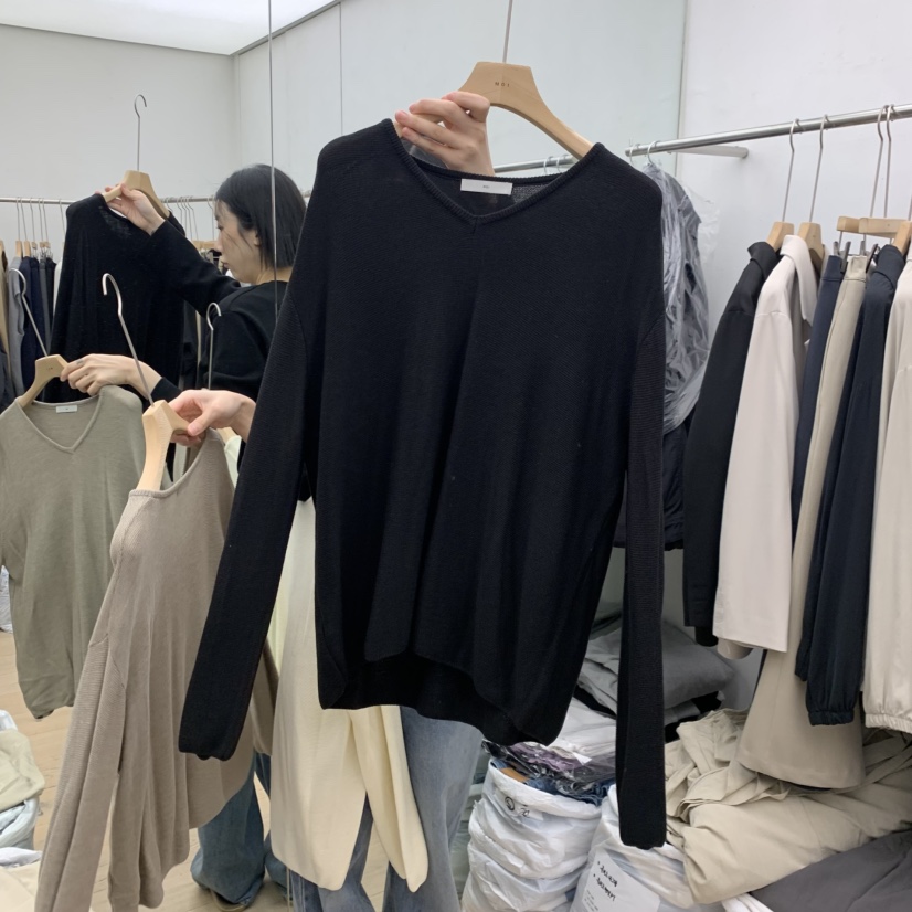 MOI-A東大門代購女士新品熱賣時尚推薦真品休閑人氣針織衫MOI-A針織衫圖色3