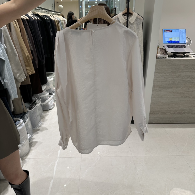 2ND GATE韓國代購女士新品熱賣推薦時尚人氣休閑襯衫蕾絲衫2ND GATE襯衫/蕾絲衫