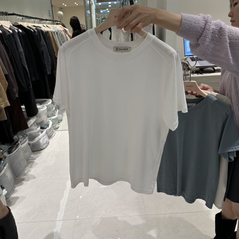 2ND GATE韓國代購女裝新品人氣熱賣休閑推薦真品時尚T恤2ND GATET恤圖色3