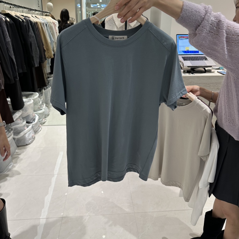 2ND GATE韓國代購女裝新品人氣熱賣休閑推薦真品時尚T恤2ND GATET恤圖色4