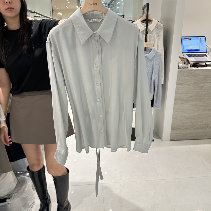 2ND GATE韓國代購女裝新款時尚推薦人氣休閑熱賣襯衫蕾絲衫2ND GATE襯衫/蕾絲衫圖色3