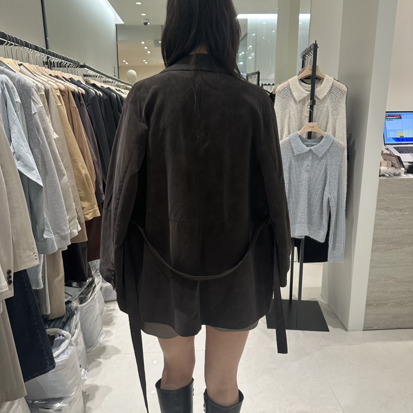 2ND GATE韓國直郵女裝新款推薦時尚熱賣休閑夾克絨面革雙面2ND GATE夾克