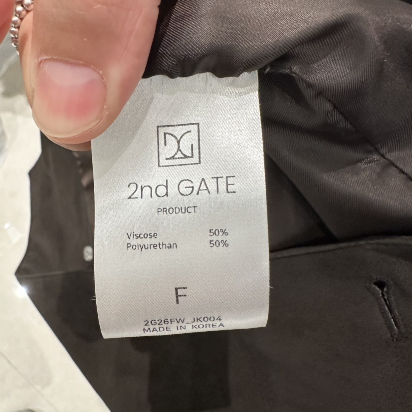 2ND GATE韓國直郵女裝新款推薦時尚熱賣休閑夾克絨面革雙面2ND GATE夾克