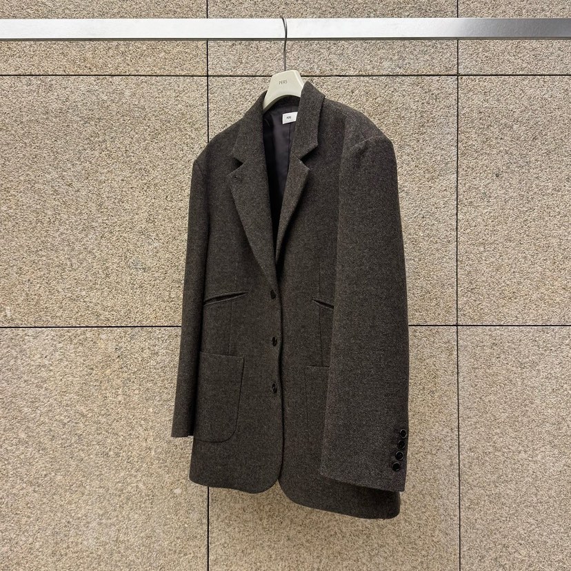 PERS東大門代購女士新品推薦真品休閑時尚人氣熱賣西裝西服PERS西裝/西服圖色1棕色