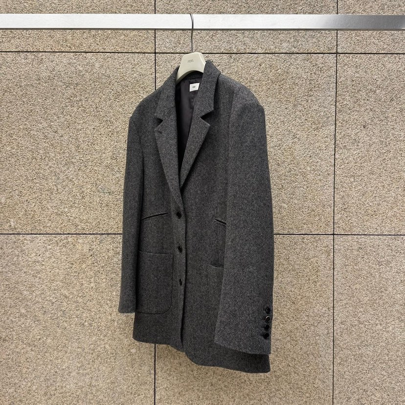 PERS東大門代購女士新品推薦真品休閑時尚人氣熱賣西裝西服PERS西裝/西服圖色2墨色