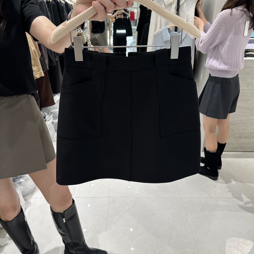 2ND GATE東大門代購女裝新款時尚熱賣休閑人氣推薦短裙口袋2ND GATE短裙圖色2