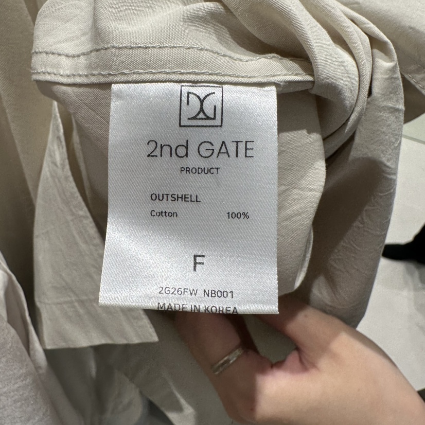 2ND GATE韓國直郵女士新品休閑真品熱賣時尚人氣襯衫蕾絲衫2ND GATE襯衫/蕾絲衫