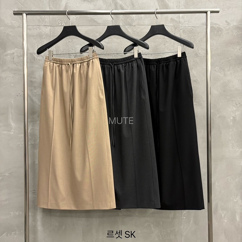 MUTE-P東大門實拍女士新款真品熱賣推薦時尚休閑人氣長裙MUTE長裙
