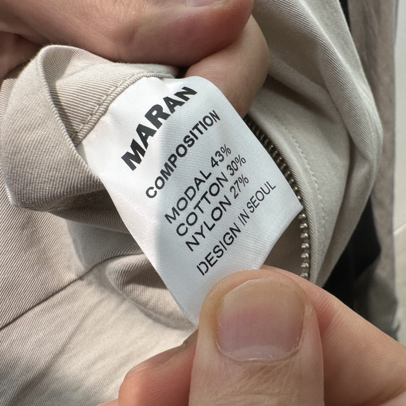 MARAN-P韓國直郵女士新品人氣真品推薦休閑長款風衣高領MARAN長款風衣