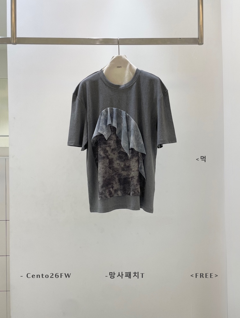CENTO韓國代購女裝新品人氣推薦熱賣真品時尚休閑T恤網狀CENTOT恤圖色2
