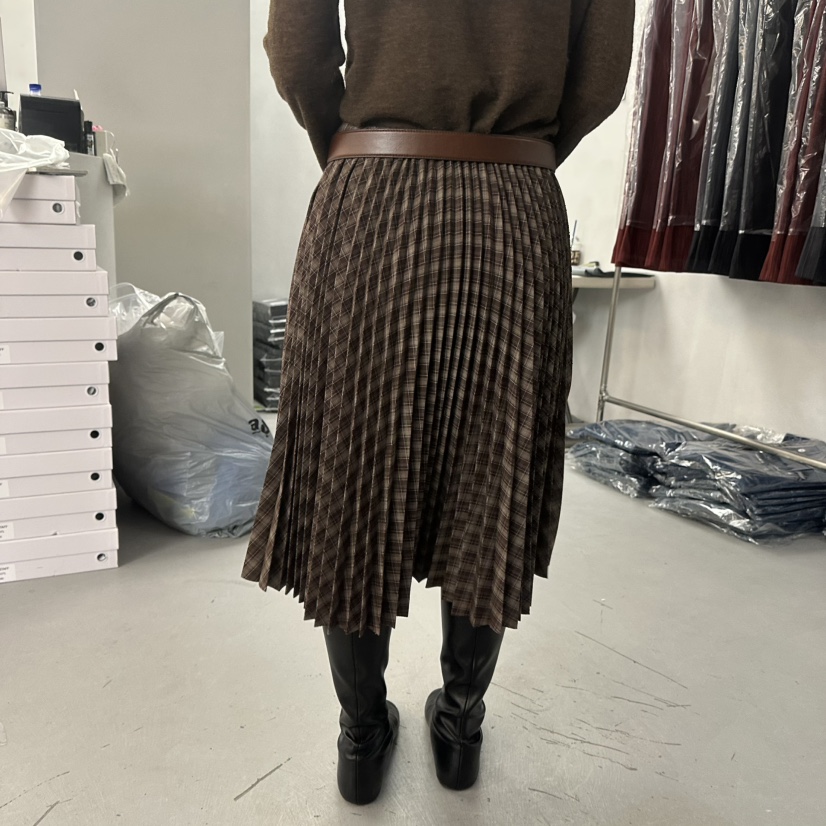 DOUBLE STANDARD/LE SMOKING/MAISONSTAFF東大門代購女士新品推薦長裙不含腰帶MAISONSTAFF長裙