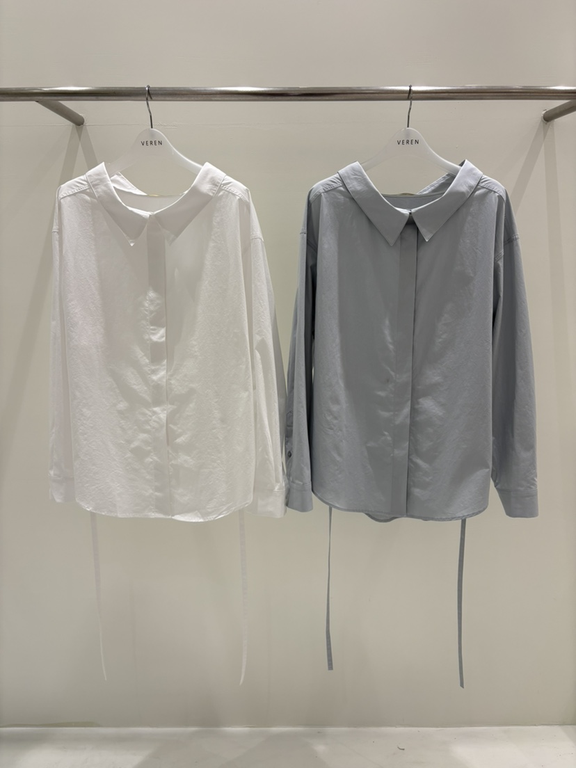 VEREN東大門直郵女士新款時尚真品休閑人氣襯衫蕾絲衫含繩VEREN襯衫/蕾絲衫