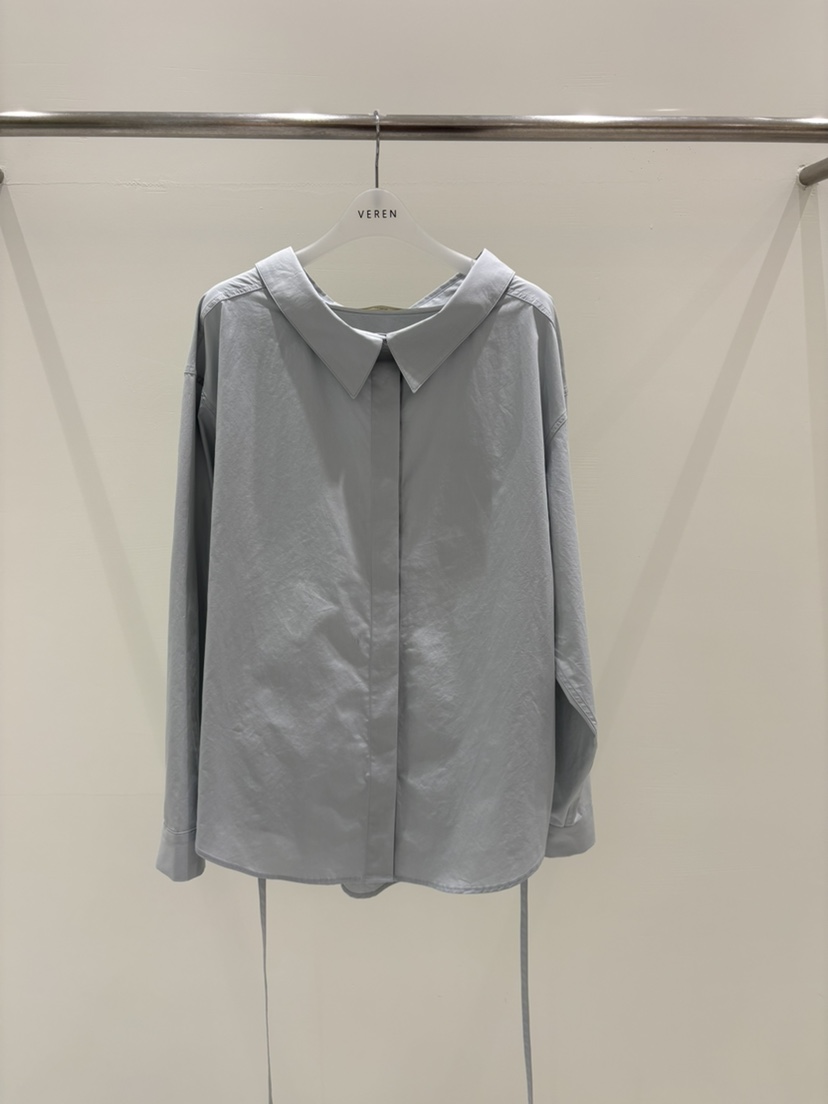 VEREN東大門直郵女士新款時尚真品休閑人氣襯衫蕾絲衫含繩VEREN襯衫/蕾絲衫