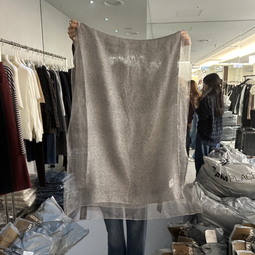 DOUBLE STANDARD/LE SMOKING/MAISONSTAFF東大門實拍女裝新品休閑圍巾披肩圍巾MAISONSTAFF圍巾/披肩圖色2