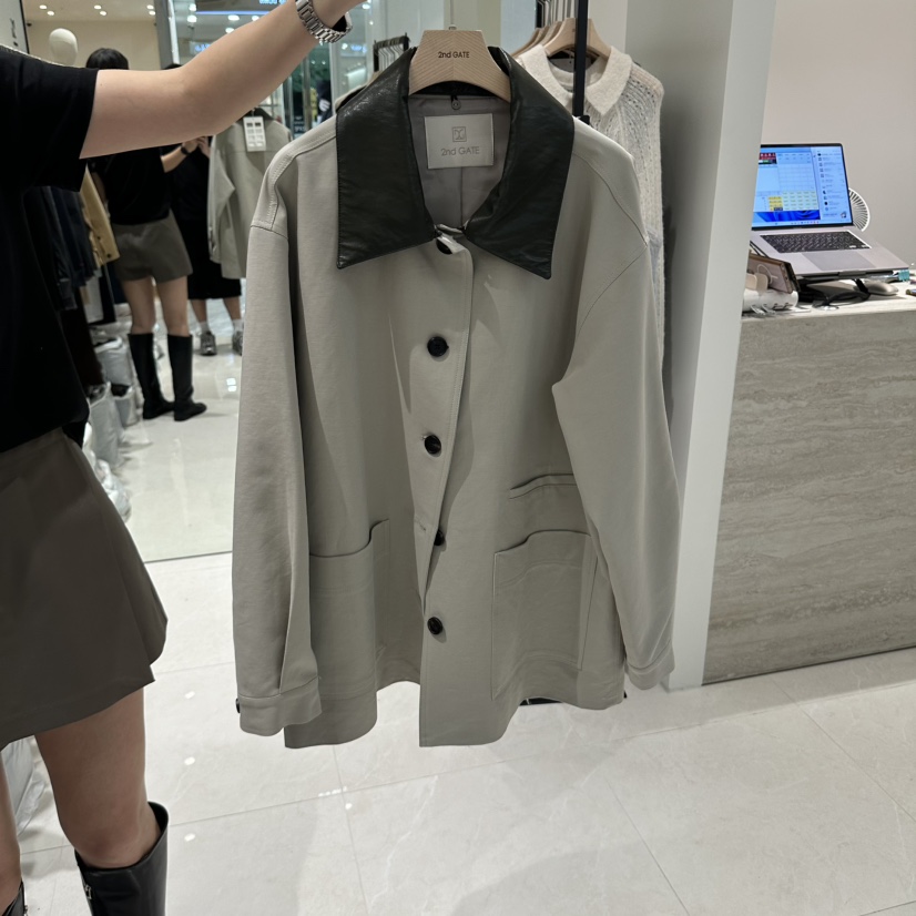 2ND GATE東大門直郵女裝新品真品推薦時尚人氣熱賣休閑夾克2ND GATE夾克圖色2