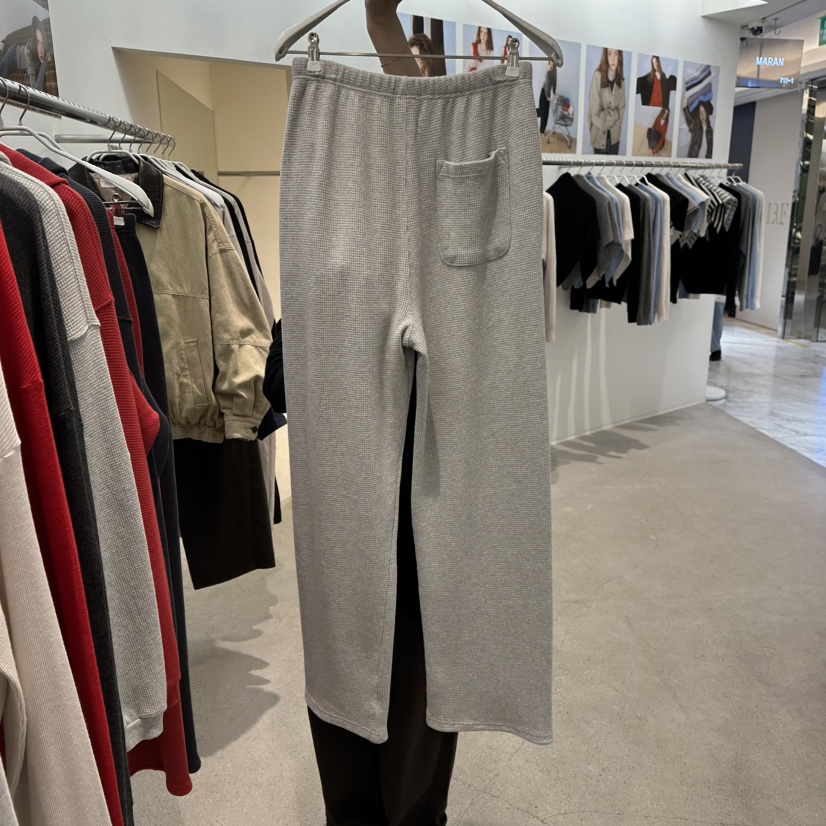MARAN-P東大門實拍女士新品時尚真品人氣休閑褲華夫格運動MARAN休閑褲