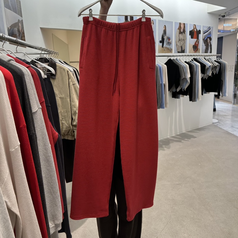 MARAN-P東大門實拍女士新品時尚真品人氣休閑褲華夫格運動MARAN休閑褲圖色2
