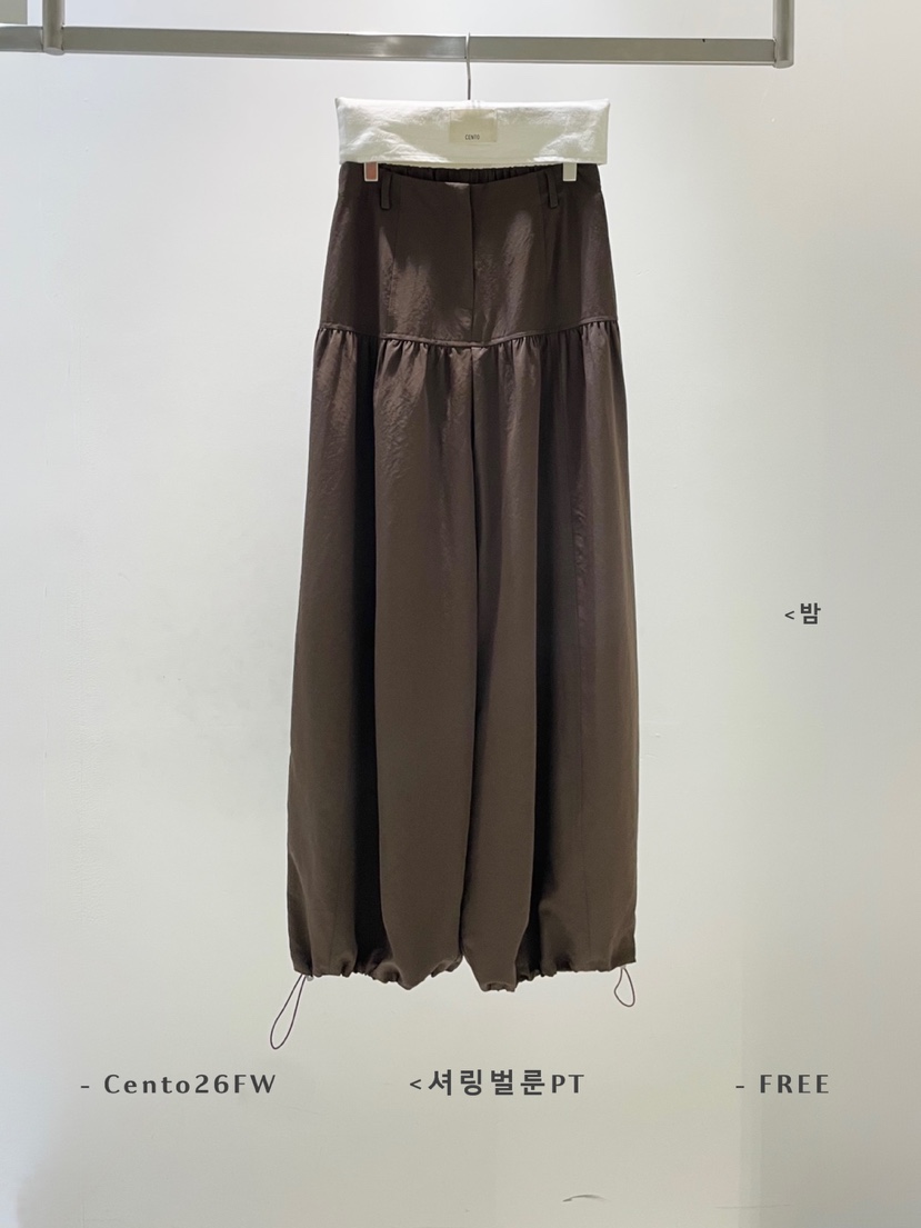 CENTO東大門直郵女裝新品時尚熱賣真品休閑人氣休閑褲褶皺CENTO休閑褲圖色3