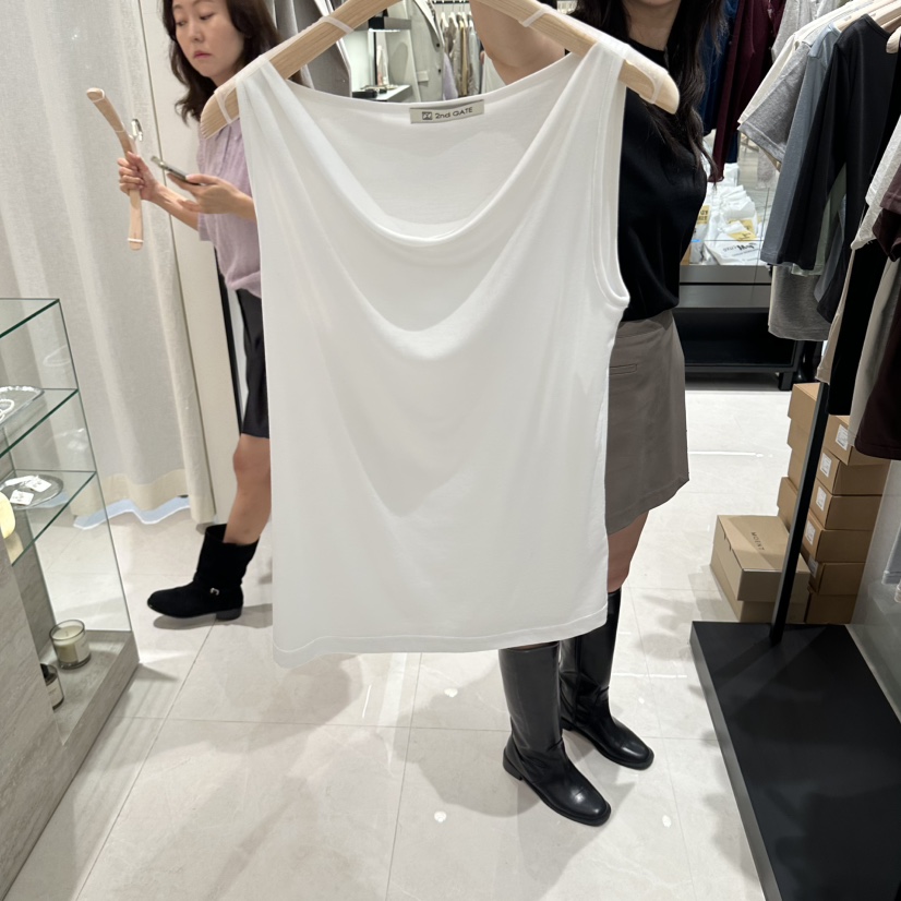 2ND GATE東大門實拍女士新品人氣熱賣休閑時尚推薦吊帶背心2ND GATE吊帶/背心圖色1