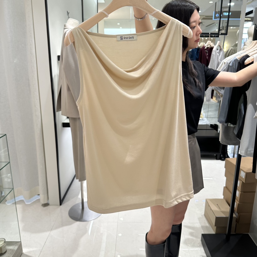 2ND GATE東大門實拍女士新品人氣熱賣休閑時尚推薦吊帶背心2ND GATE吊帶/背心圖色2