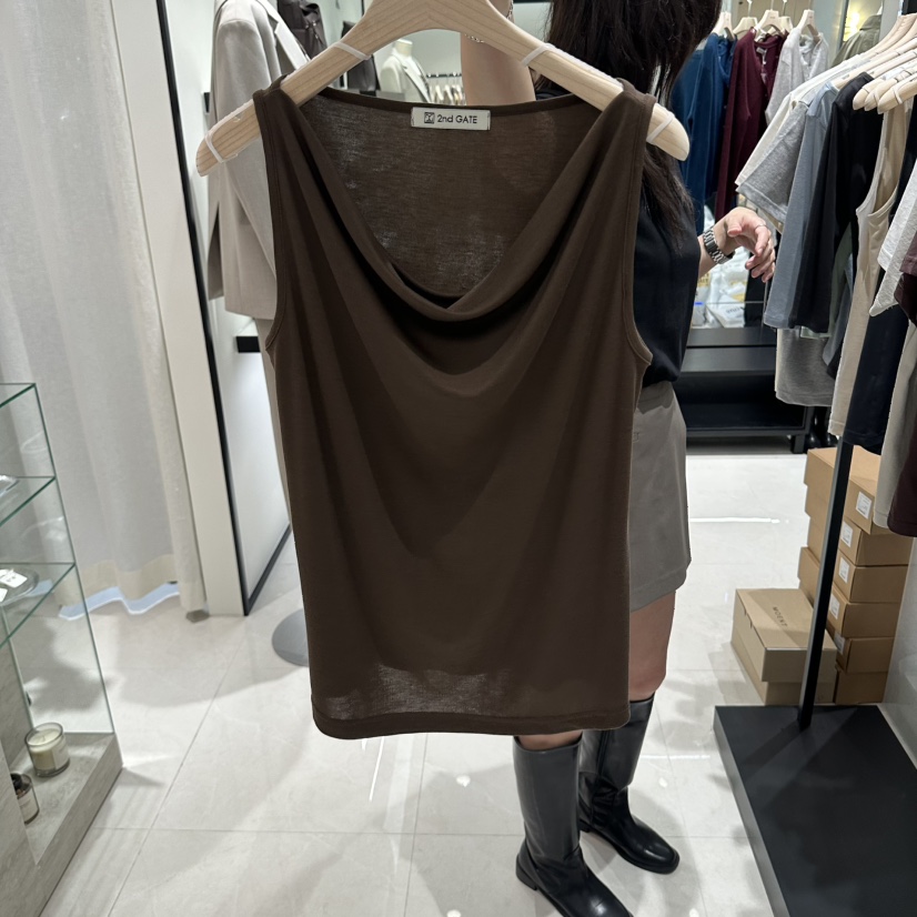 2ND GATE東大門實拍女士新品人氣熱賣休閑時尚推薦吊帶背心2ND GATE吊帶/背心圖色4