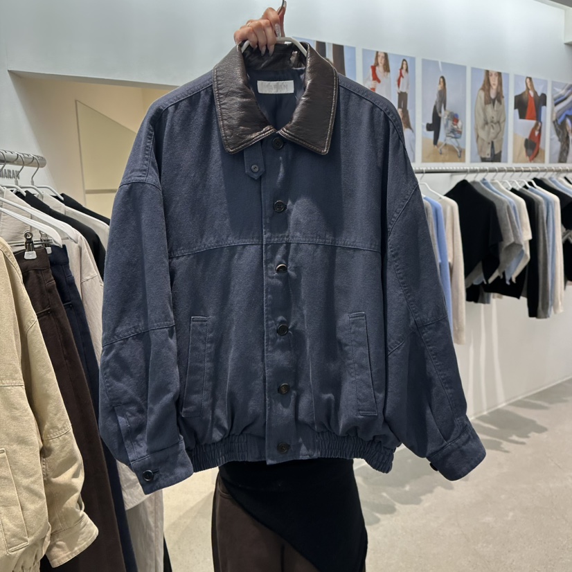MARAN-P韓國代購女士新品人氣休閑真品熱賣時尚夾克水洗MARAN夾克圖色2