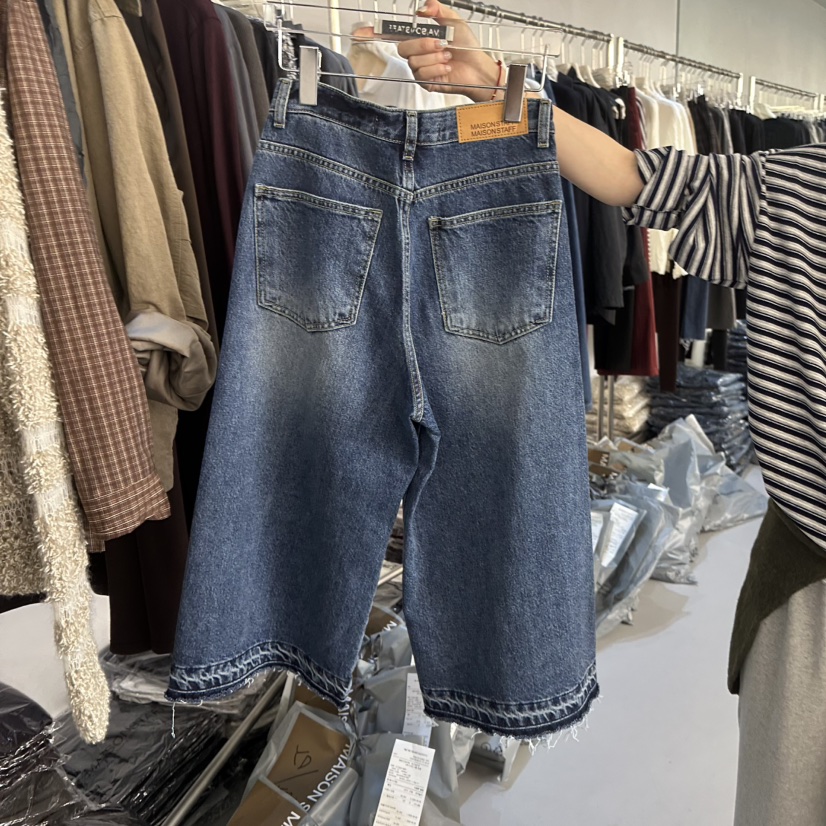 DOUBLE STANDARD/LE SMOKING/MAISONSTAFF東大門實拍女裝新品休閑短褲MAISONSTAFF短褲